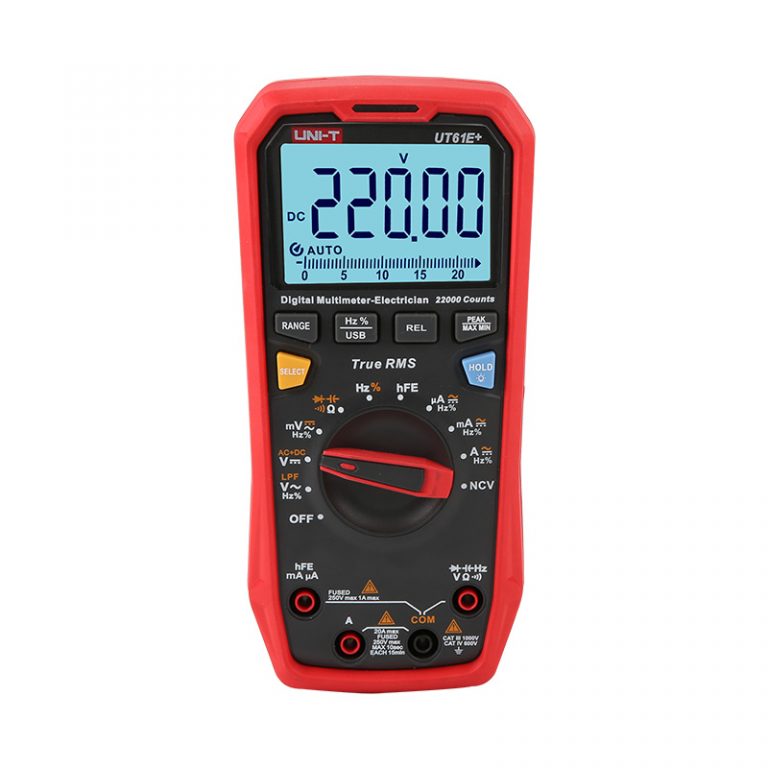 UT61+ Series 1000V True RMS Digital Multimeters - UNI-T Meters | Test ...