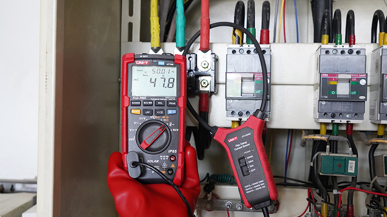 UT196 1700V DC True RMS Professional Multimeter - Solar Pro 14 UT196 current and frequency measurement