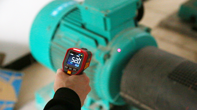 UT301A+ motor temperature measurement