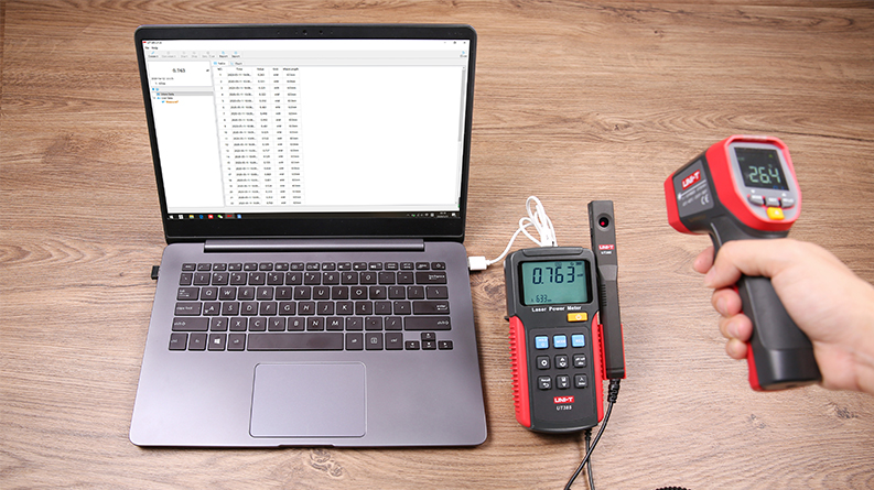 UT385 Laser Power Meter 7 UT385 application 1