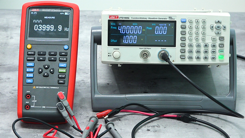 UT715 Multifunction Loop Process Calibrator 9 UT715 frequency measurement