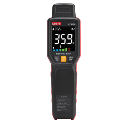 UT377C Pinless Moisture Meter 23 UT377B Pin Moisture Meter